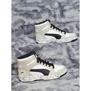 NEW Puma Big Kid Rebound Lay Up Mid Marble Basketball Sneakers 6.5 youth